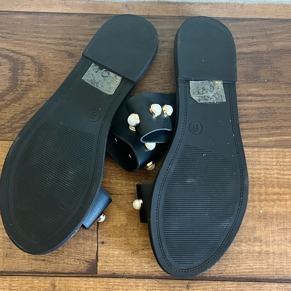 Merona Target beaded black sandals - Picture 2 of 4